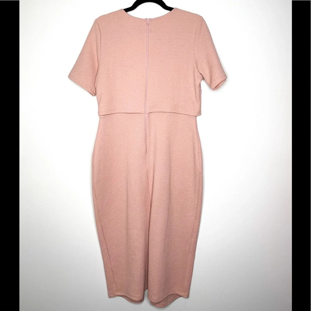 ASOS Pink Midi Dress - Picture 3 of 4